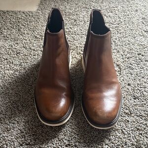 Mens Cole Haan Brown Leather Chelsea Boots